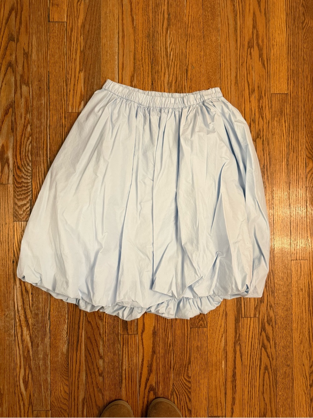 Sunday Best Light Blue Bubble Midi Skirt – Size M - Picture 3 of 4